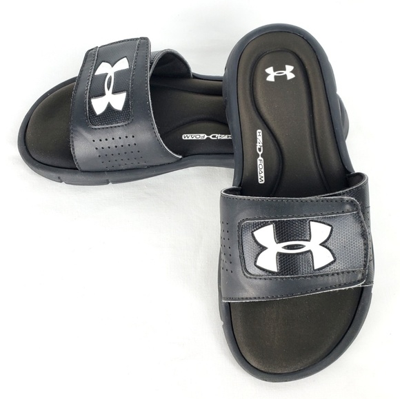 under armour velcro slides